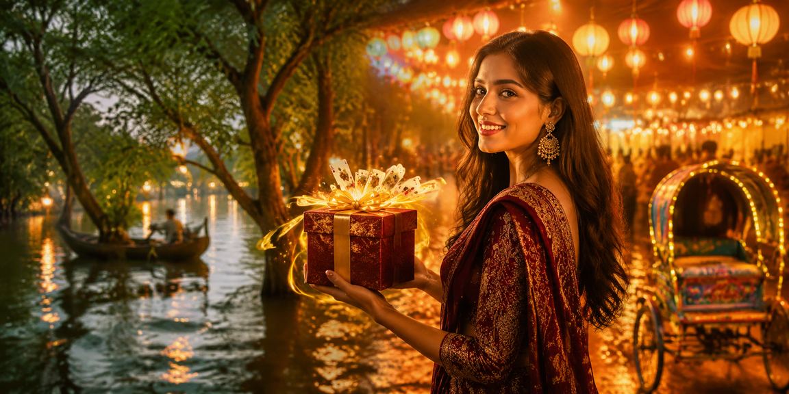 ঢাকায় লোকজন তিন পাত্তি খেলছেন রাতের বাজারে